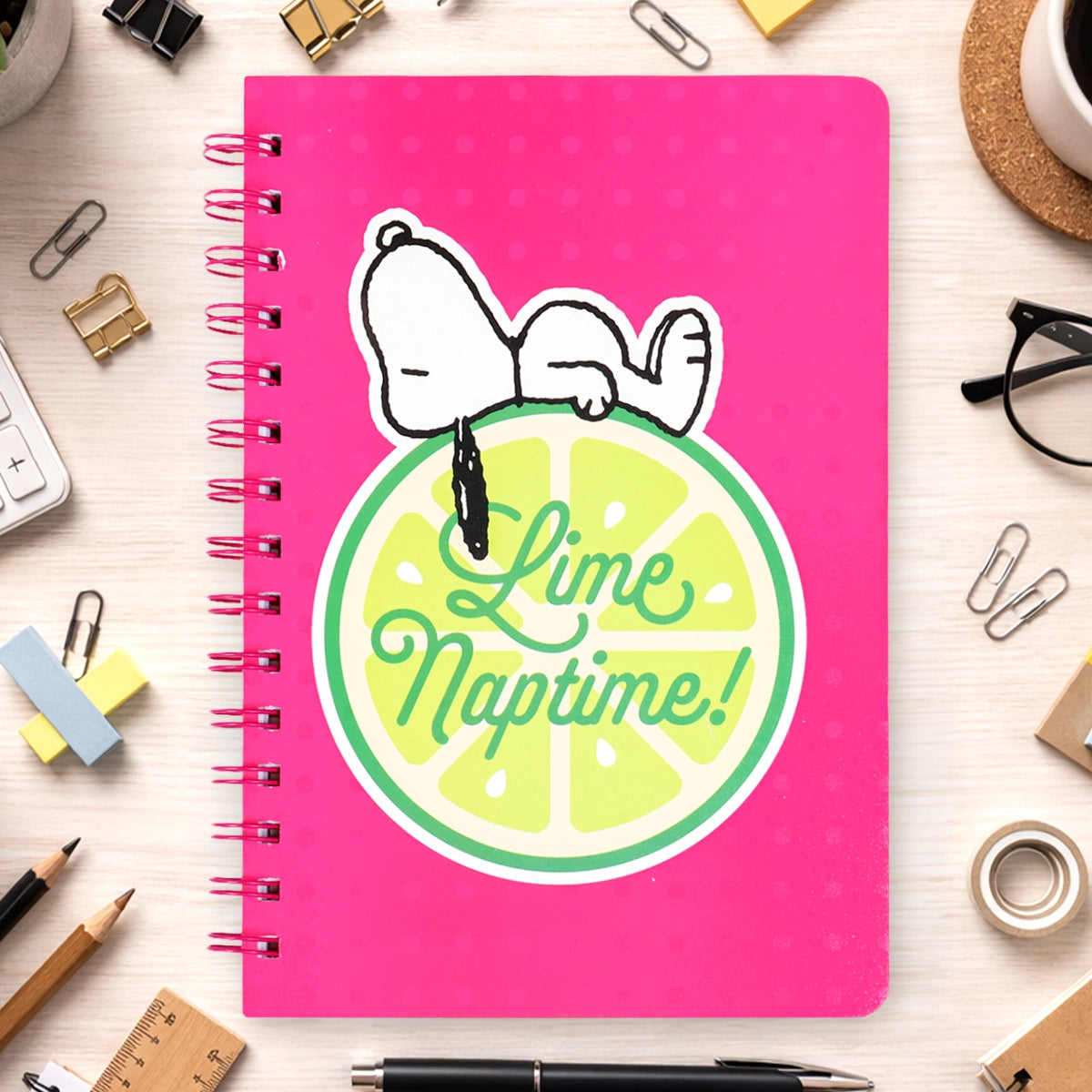 Libreta de Rayas, Peanuts, Lime Naptime!