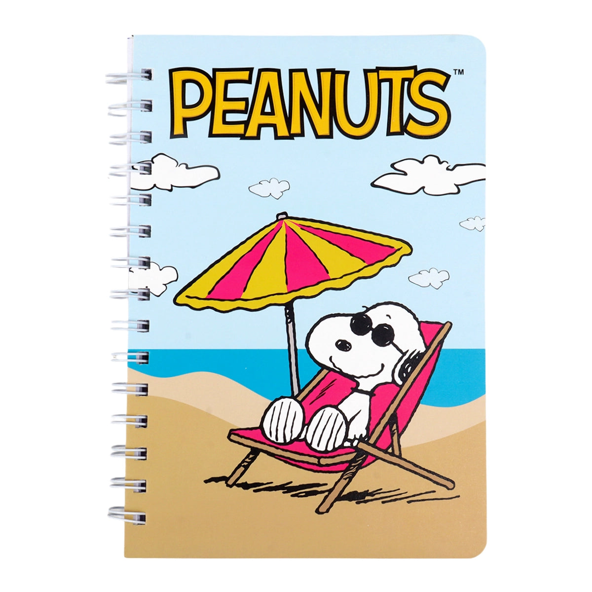 Libreta de Rayas, Peanuts, Diseño Playa