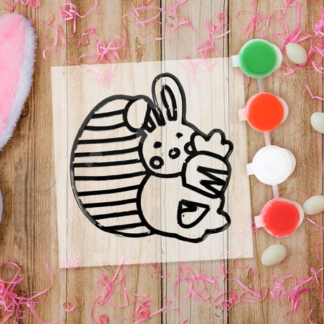 Conejito de Pascua, DIY, Gel Clings