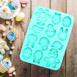 Molde de Silicón, DiseÃ±o Pascua, Color Gris