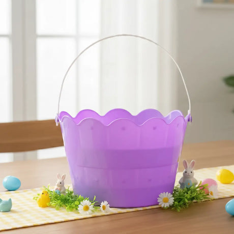 Canasta de PlÃ¡stico, Pascua, Color Morado