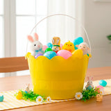 Canasta de Plástico, Pascua, Color Amarillo