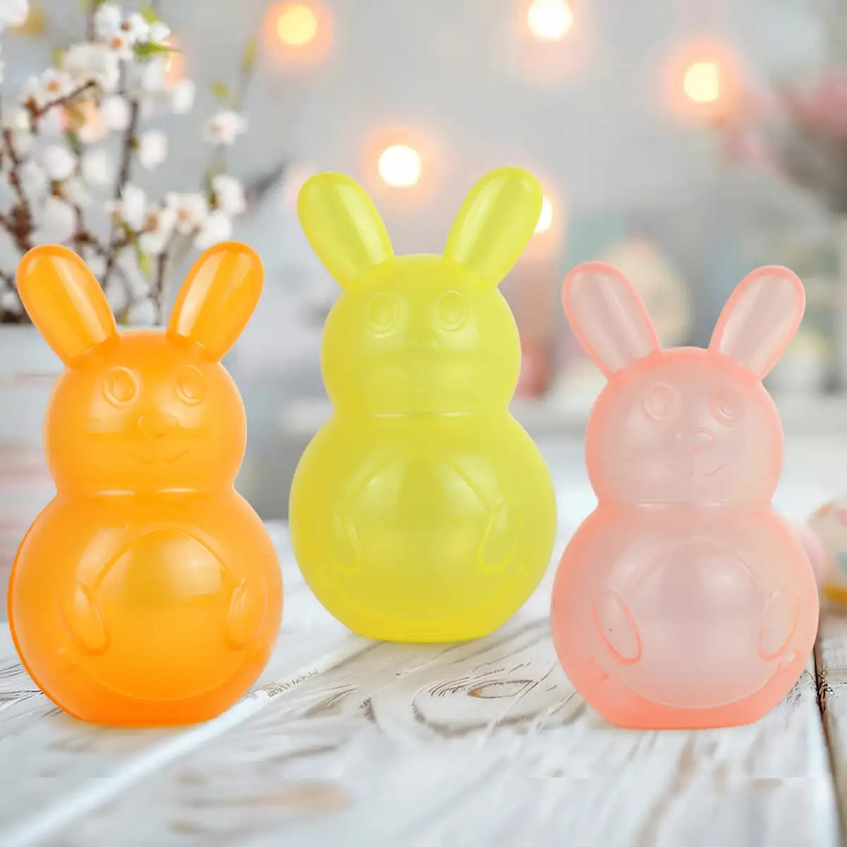 Set Huevitos para Pascua, 3 pzas, Colores Cálidos