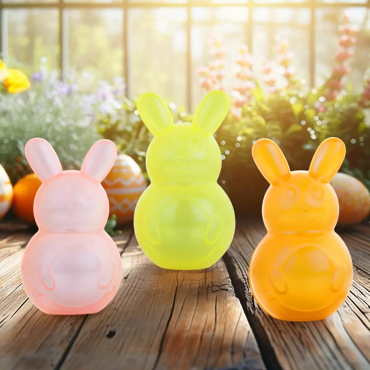 Set Huevitos para Pascua, 3 pzas, Colores CÃ¡lidos