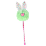 Pluma con Pompón Verde, Conejito
