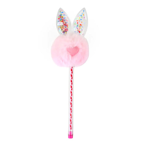 Pluma con Pompón Rosa, Conejito