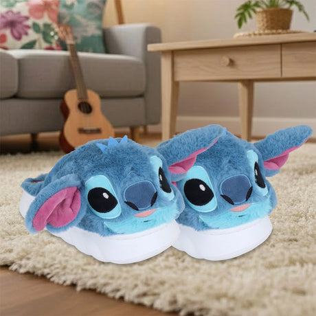 10 12PK PANTUFLA DAMA STITCH 001T2223