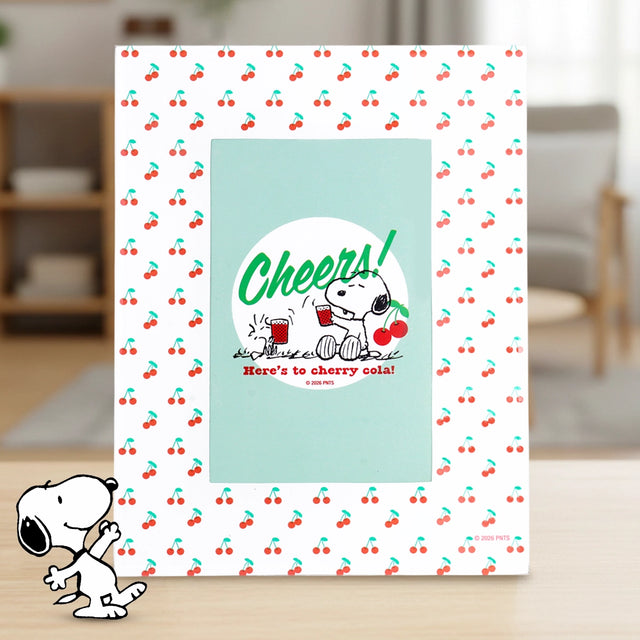 Portarretrato Peanuts, Diseño Cereza