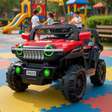 Carrito Montable para Niños, Jeep, Color Rojo