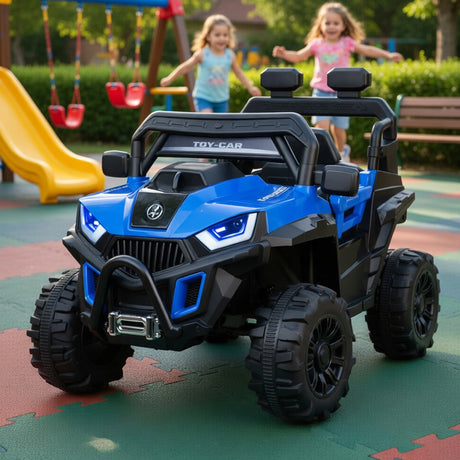 Carrito Montable Eléctrico para Niños, Color Azul