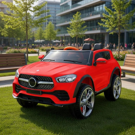 Carrito Montable para Niños, Tipo Mercedes, Color Rojo