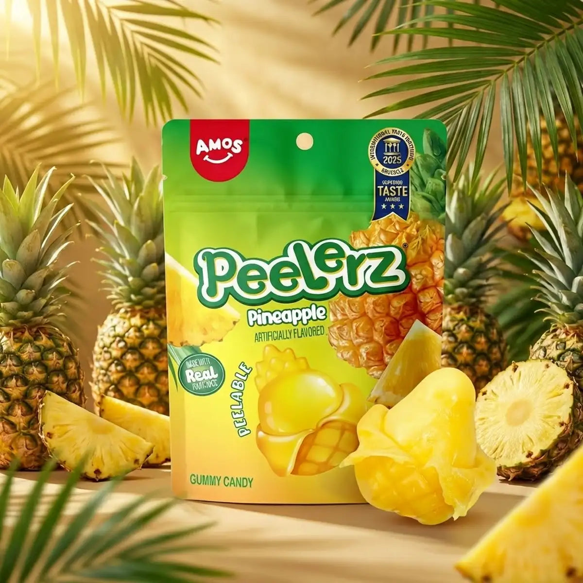 Piña, Gomitas Pelables, Peelerz, 62 gr