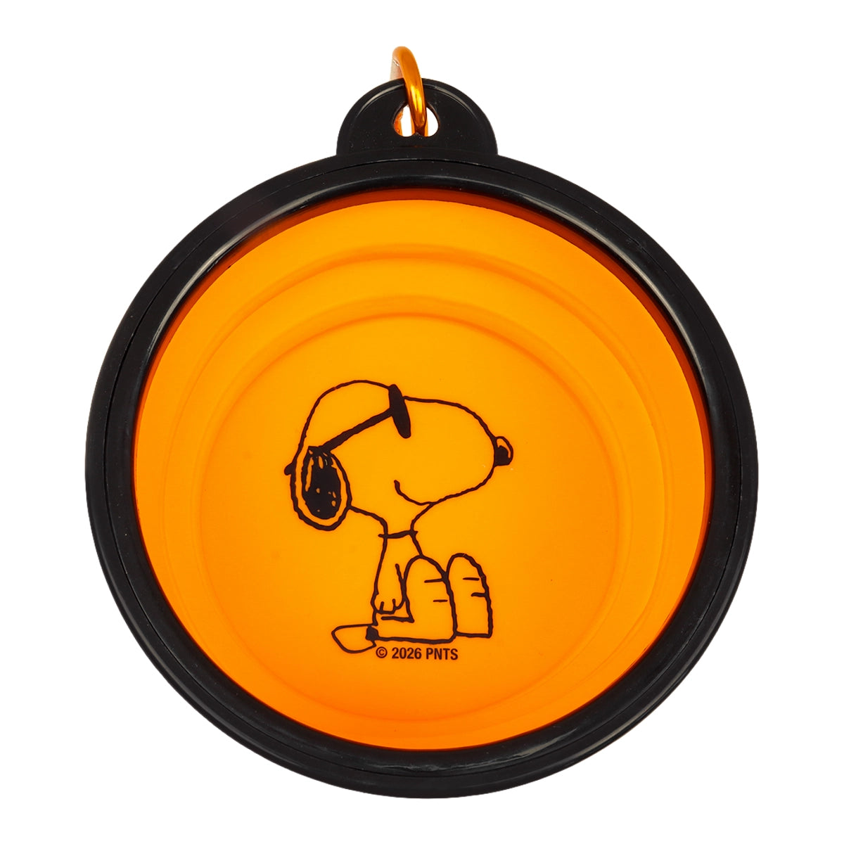 Bowl Plegable para Mascota, Color Naranja, Peanuts