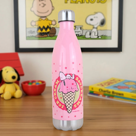 Botella de Agua, Color Rosa, Peanuts, 1 L