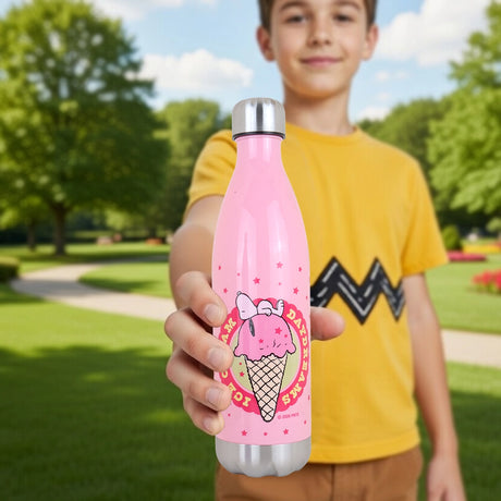 Botella de Agua, Color Rosa, Peanuts, 1 L