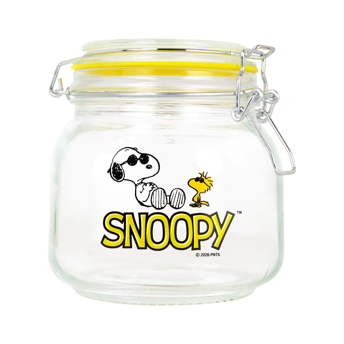 Frasco Hermético, Peanuts, Color Amarillo, 750 ml