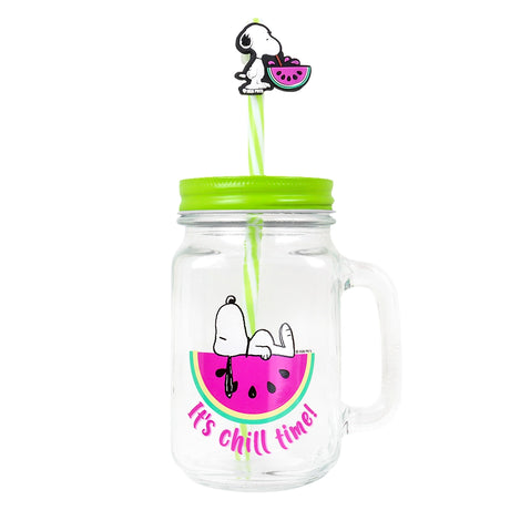 Tarro de Cristal, Peanuts, DiseÃ±o SandÃ­a, 500 ml