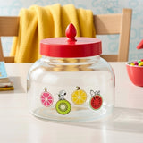 Frasco, Peanuts, Tapa Color Rojo, 750 ml