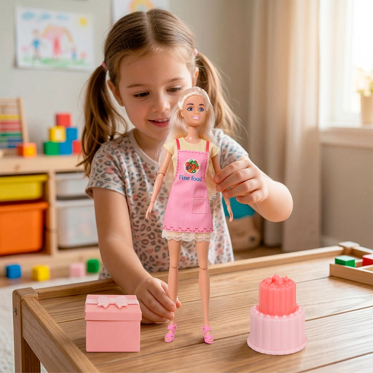 Muñeca Repostera, Color Rosa