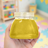Slime con Glitter, Color Amarillo, 260 gr