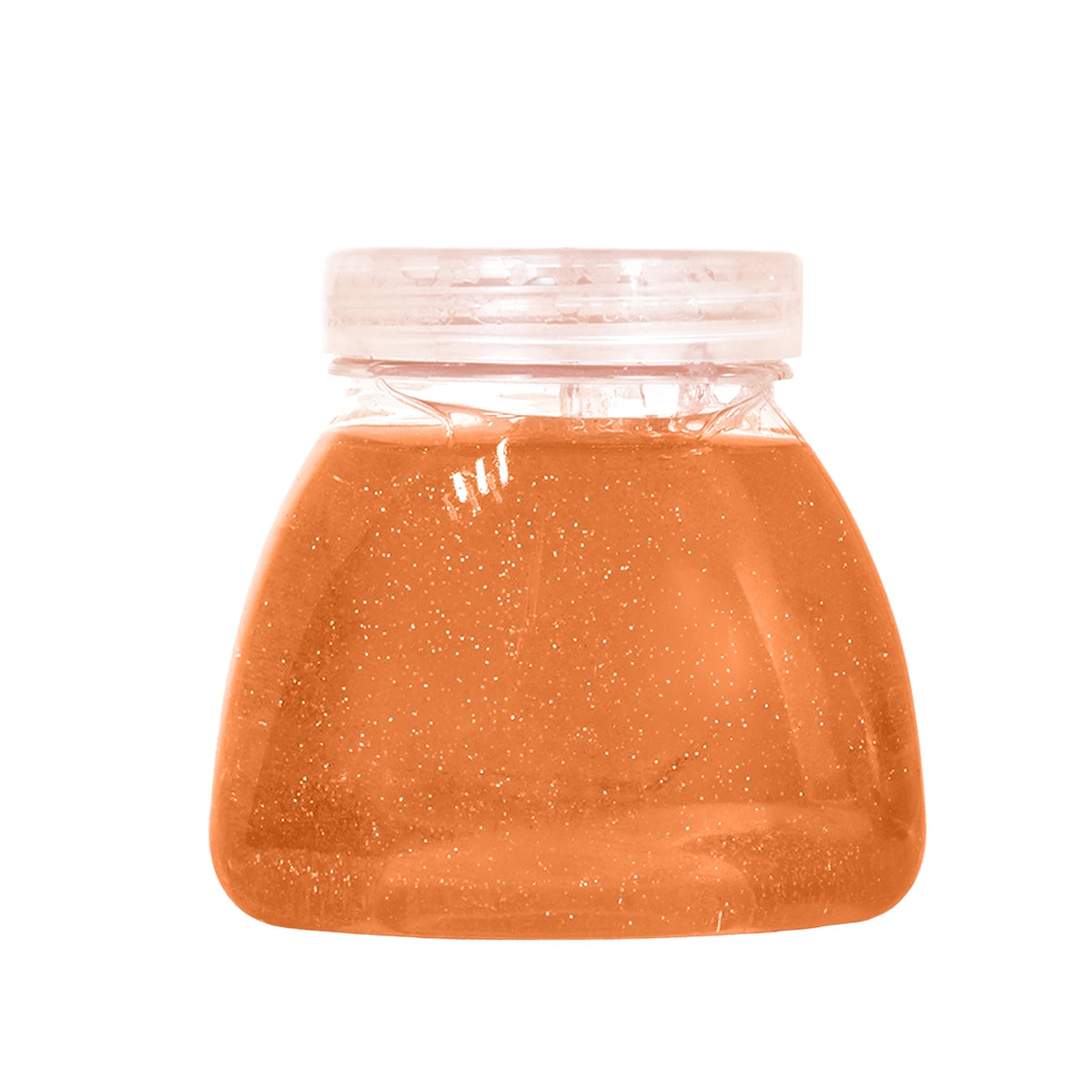 Slime con Glitter, Color Naranja, 260 gr