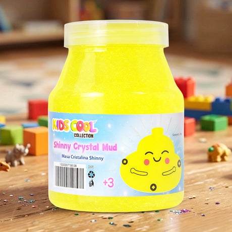 Slime Brillante, Color Amarillo, 290 gr