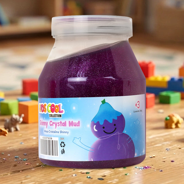 Slime Brillante, Color Morado, 290 gr