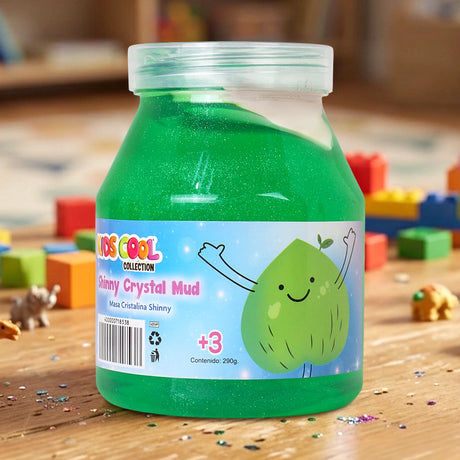 Slime Brillante, Color Verde, 290 gr
