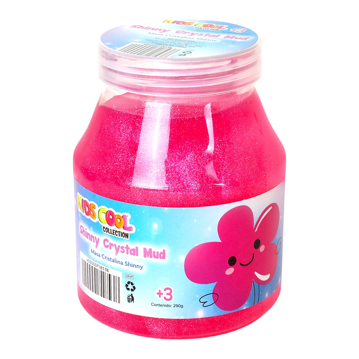 Slime Brillante, Color Rosa, 290 gr