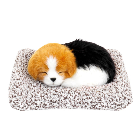 Perrito Dormido con Sonido, Color Negro y Café