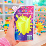 Slime con Glitter, Color Amarillo, 500 gr