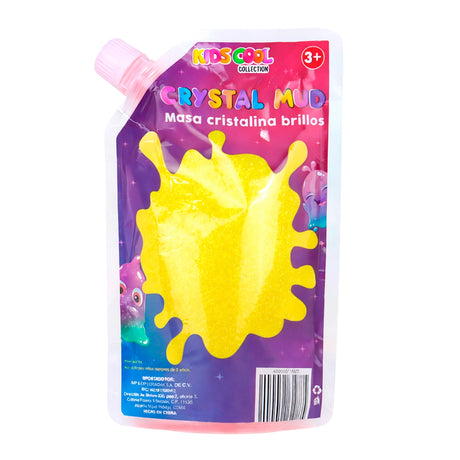 Slime con Glitter, Color Amarillo, 500 gr