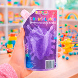 Slime con Glitter, Color Morado, 500 gr