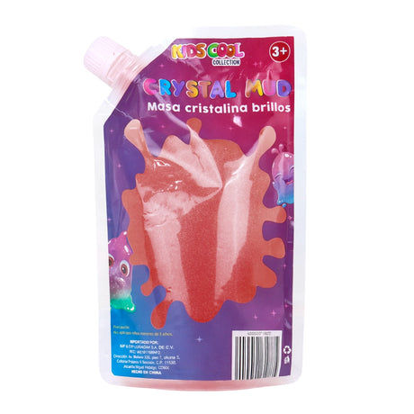 Slime con Glitter, Color Rosa, 500 gr