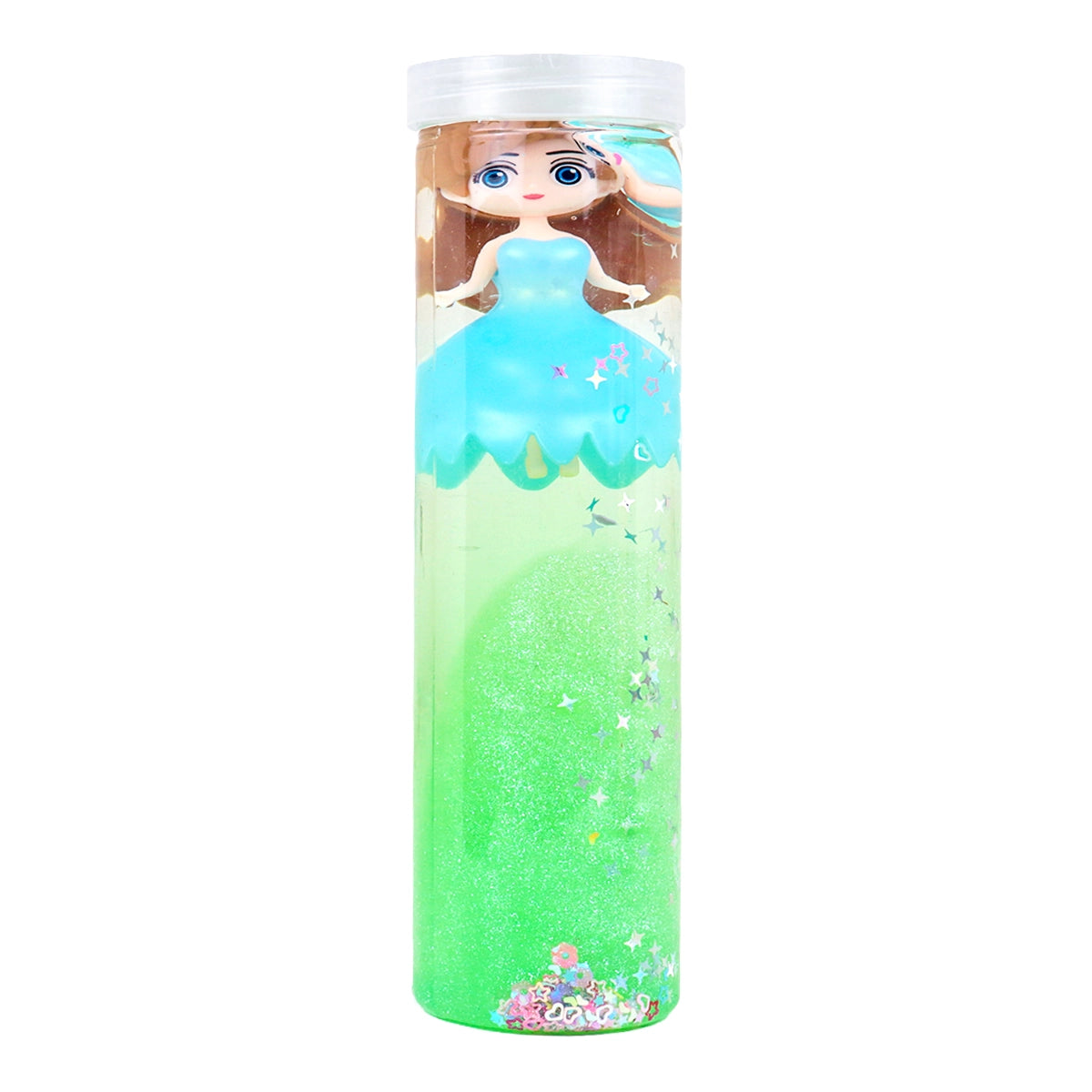 18 03AA MASA CRISTALINA CON MUNECA 350GVERDE