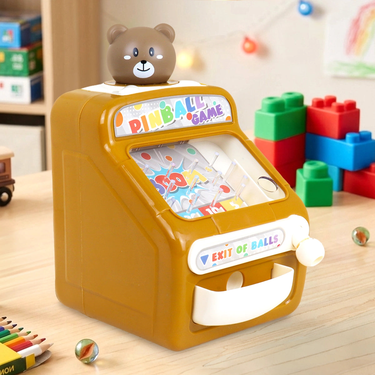 Juego Lanzador de Bolitas, Oso