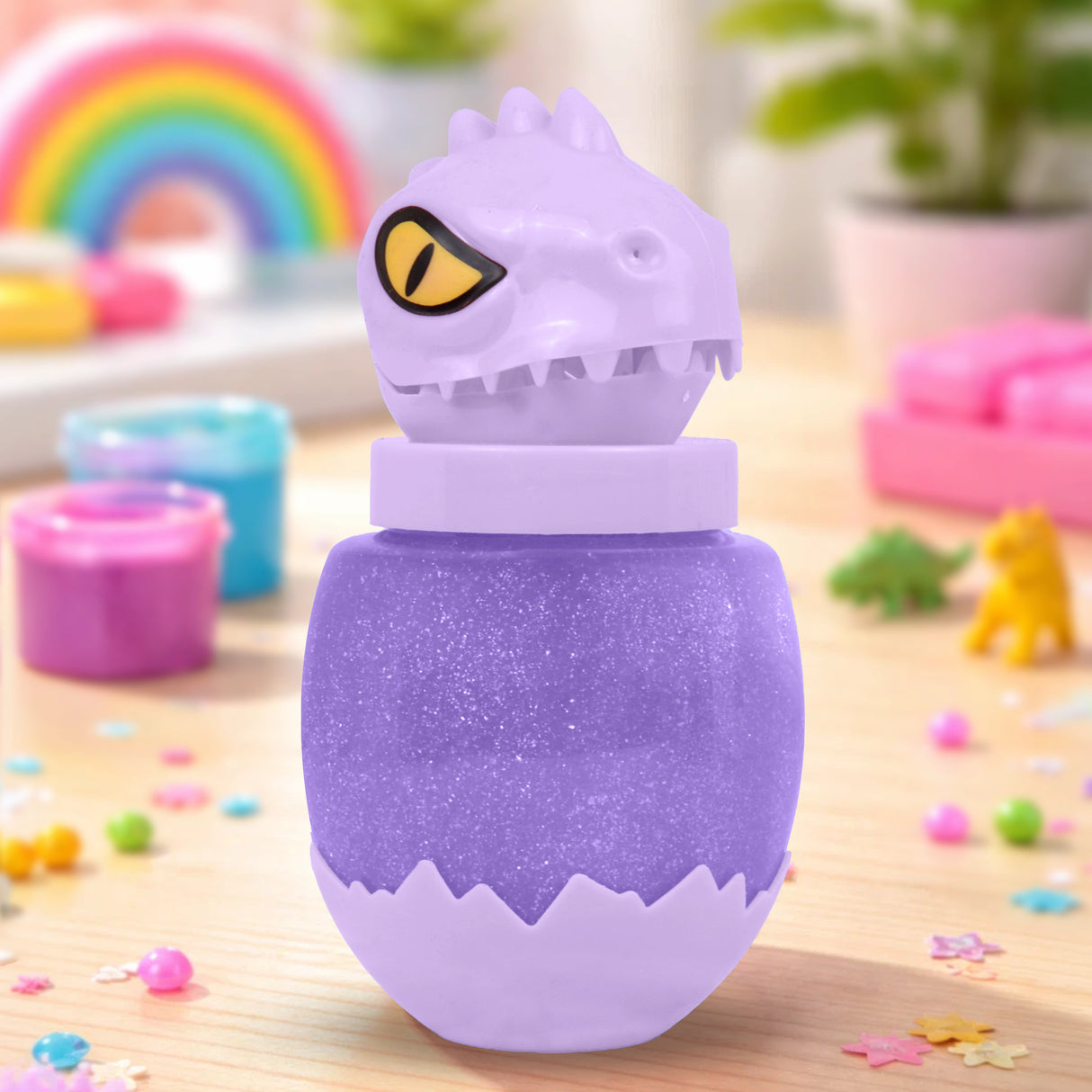 Slime, Dinosaurio, Color Morado, 290 gr