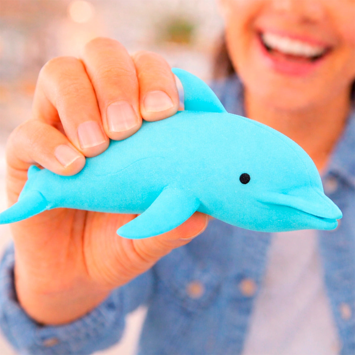 Squishy Delfín, Color Azul