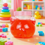 Slime, Oso, Confetti, Color Rojo, 250 gr