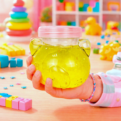 Slime, Oso, Confetti, Color Amarillo, 250 gr