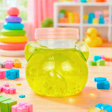 Slime, Oso, Confetti, Color Amarillo, 250 gr