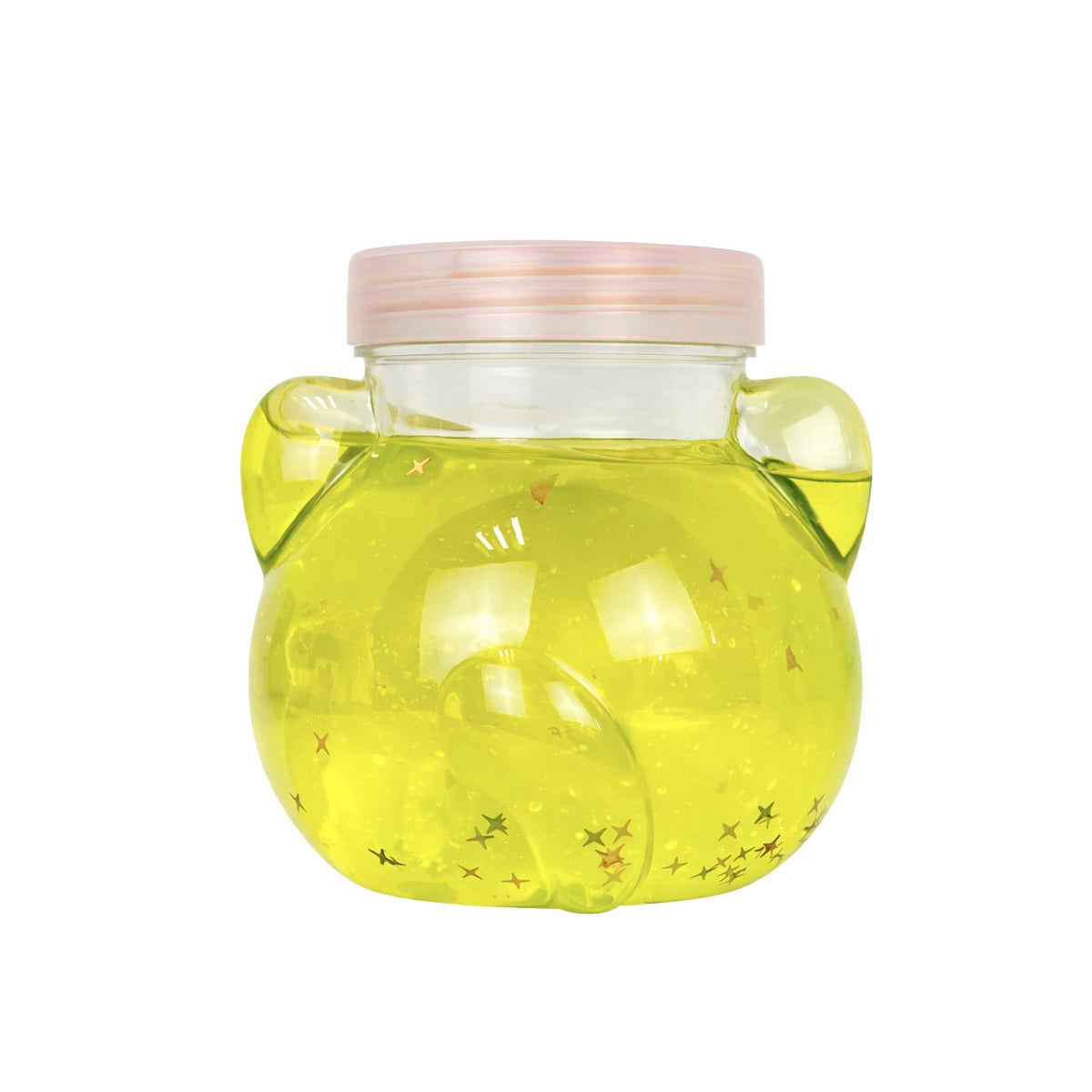 Slime, Oso, Confetti, Color Amarillo, 250 gr