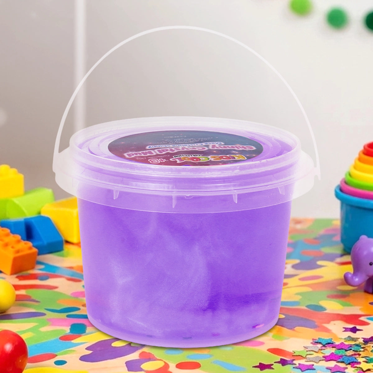 Slime Brillante, Color Morado, 320 gr