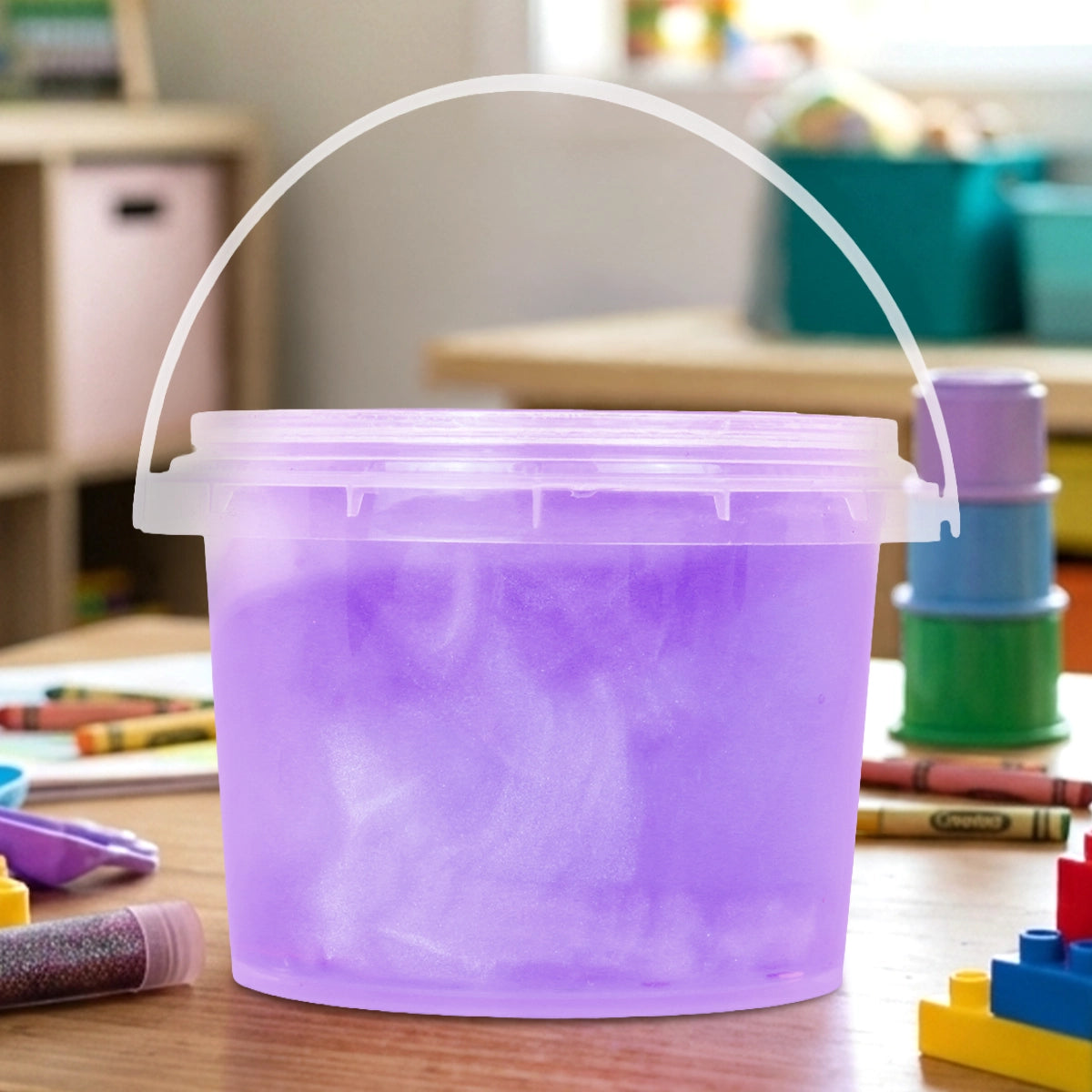 Slime Brillante, Color Morado, 320 gr