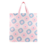 Bolsa Reutilizable Plegable, Color Rosa y Azul