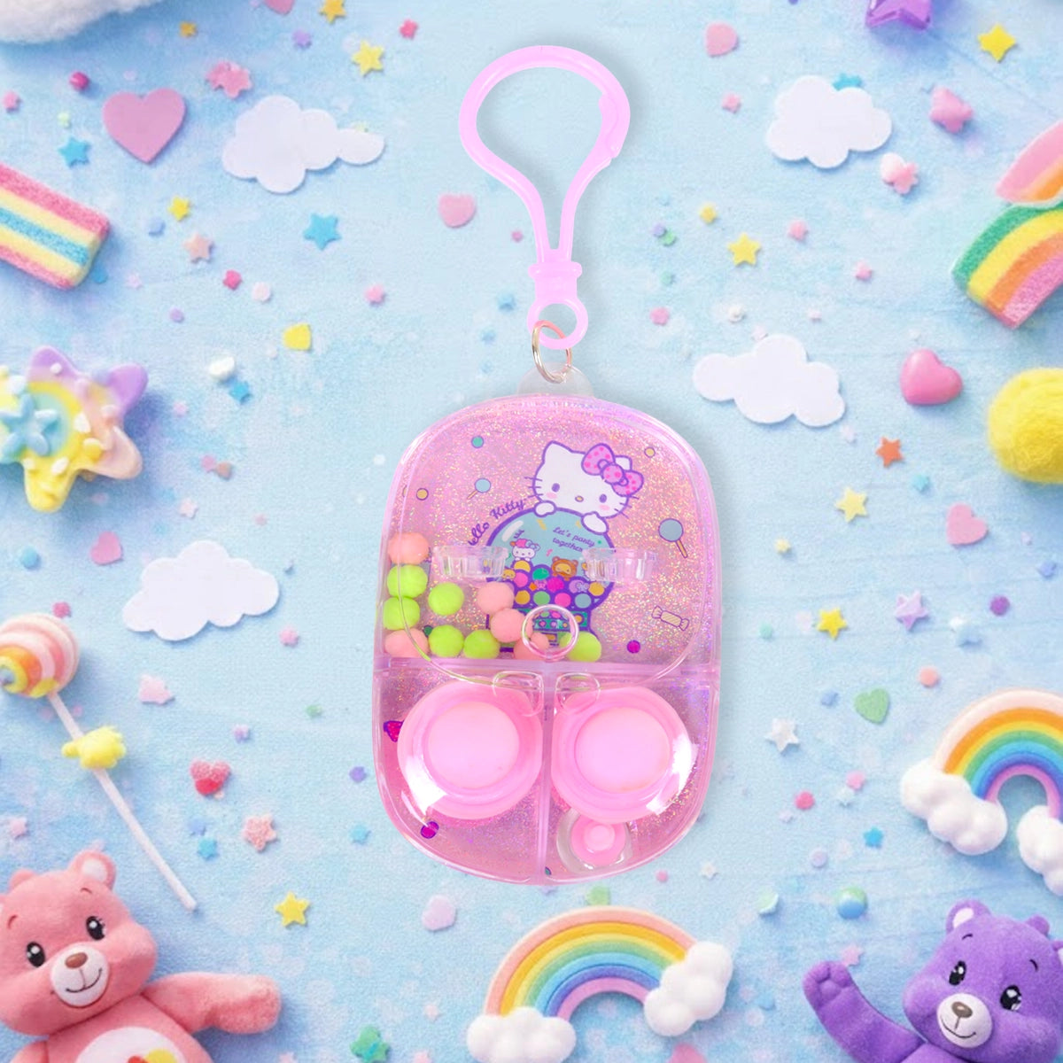 Llavero Juego Creativo Agua Disparo, Hello Kitty