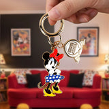 Llavero, Minnie Mouse, Color Azul
