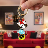 Llavero, Minnie Mouse, Color Azul
