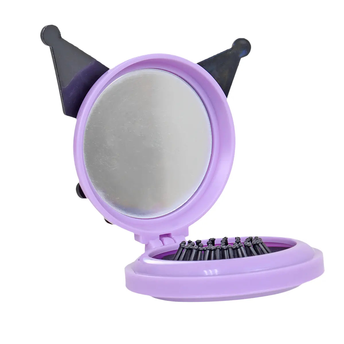 Cepillo de Pelo Plegable con Espejo, Kuromi