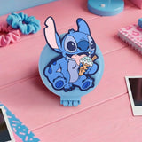 Cepillo de Pelo Plegable con Espejo, Stitch